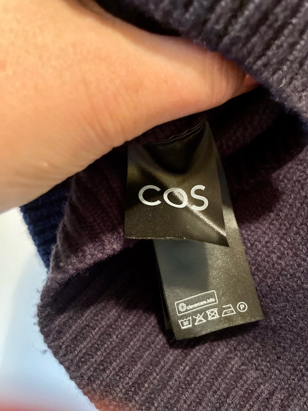 COS Black Knit Button Vest - Picture 5 of 6